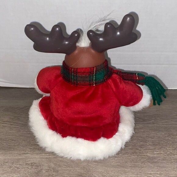 Animated Moose Plush Singing Grandma Got Run Over By A Reindeer Christmas Tested - Picture 3 of 6